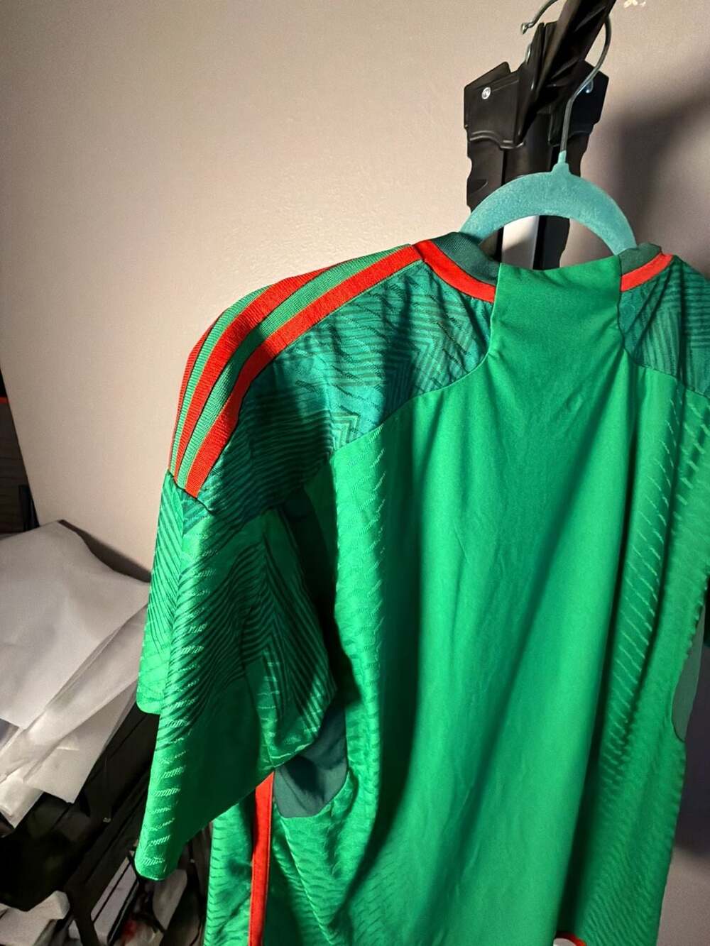 Adidas Mexico Home Soccer Jersey Size XL Green 2022 World Cup - Picture 8 of 9